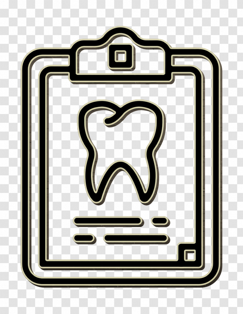 Dental Record Icon Dentistry Icon Dentist Icon Transparent PNG
