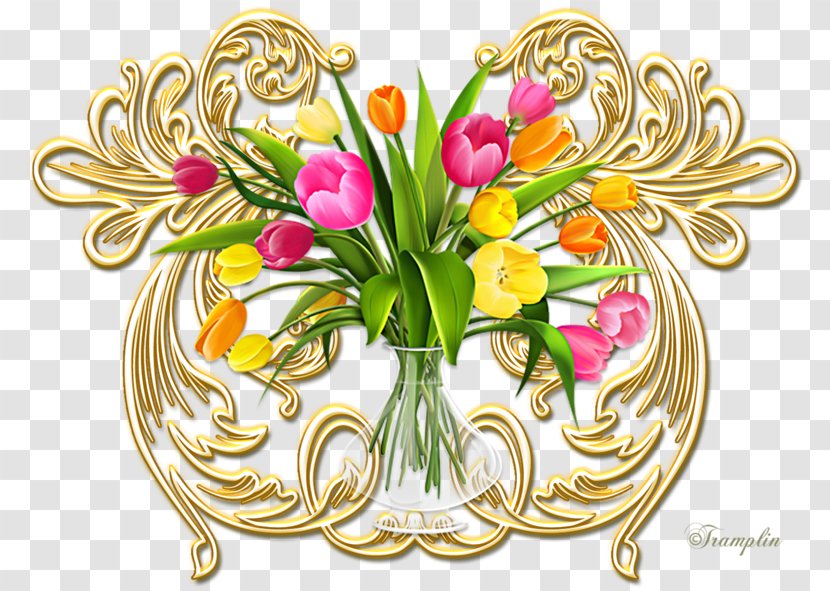 Flower Clip Art - Floral Design - Tulip Pattern Transparent PNG