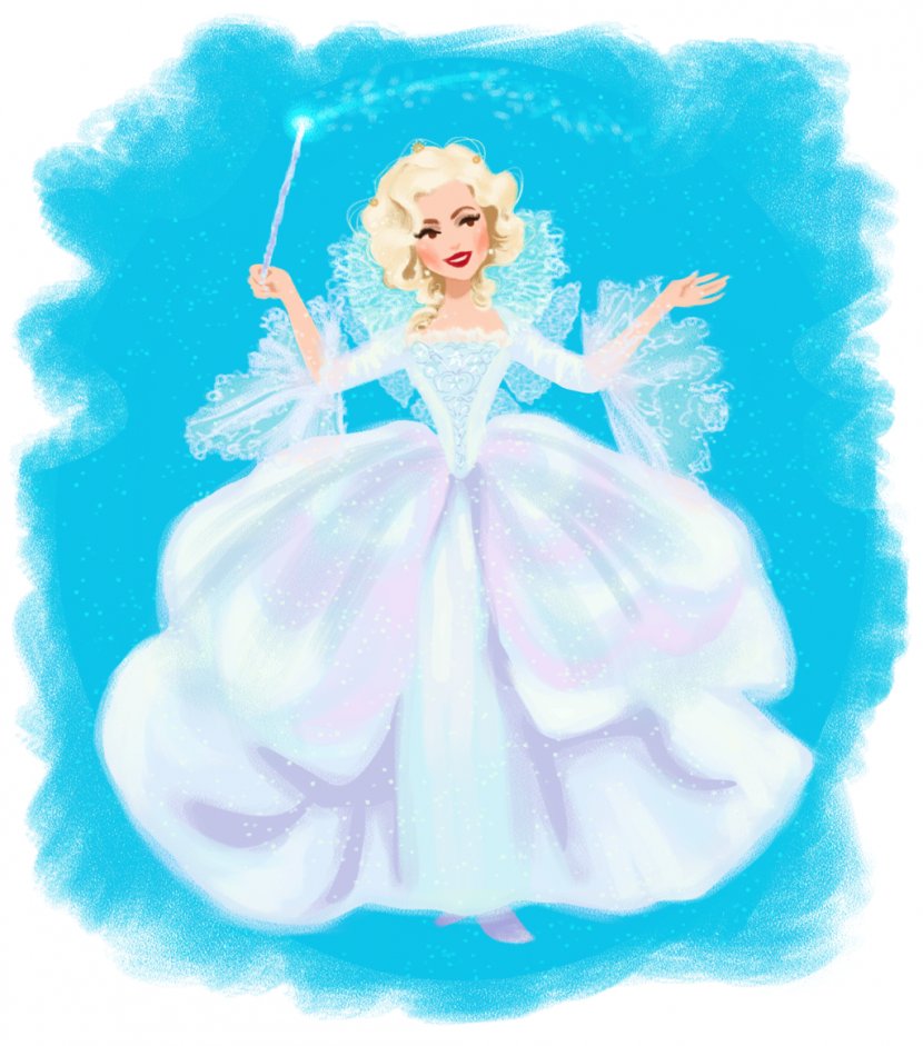 Cinderella Fairy Godmother Drawing - Blue Transparent PNG