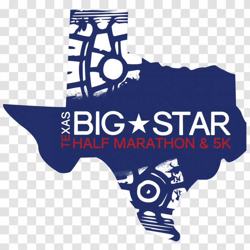 Texas Big Star Half Marathon Running - Racing - Logo Transparent PNG