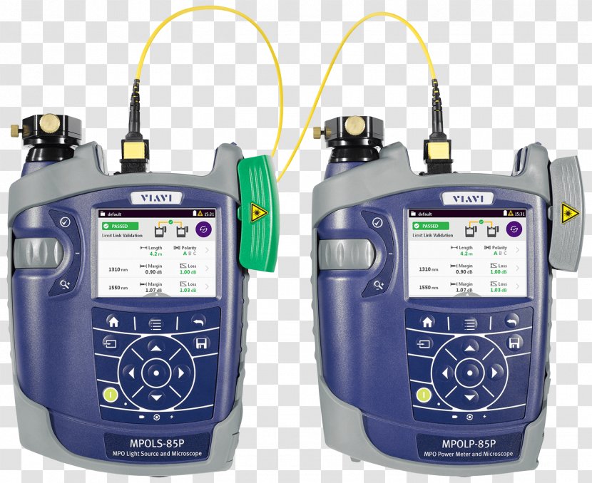 Viavi Solutions Light Optical Fiber Optics Power Meter - Computer Network Transparent PNG