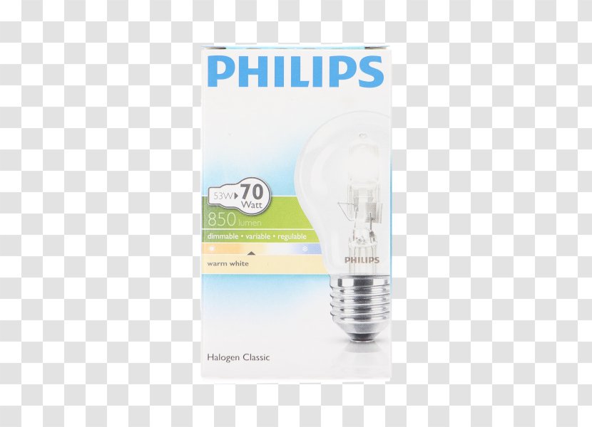 Lighting Edison Screw Halogen Lamp Philips - Liquid Transparent PNG