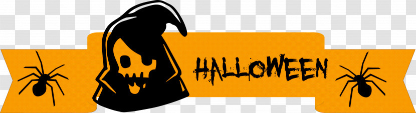Happy Halloween Banner Transparent PNG