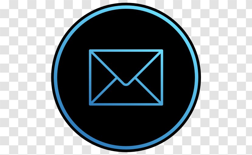 Email Address Box Distribution List Gmail - Electric Blue Transparent PNG
