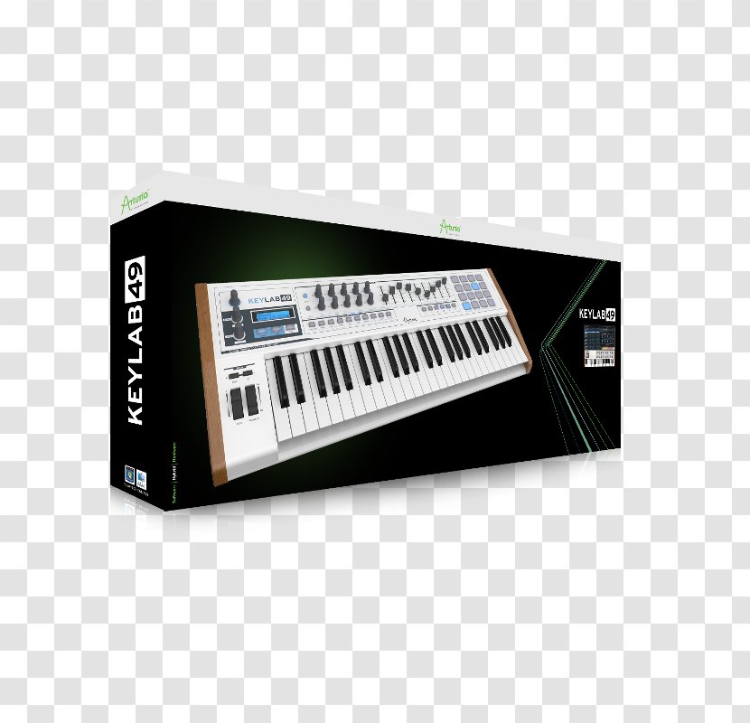 Digital Piano Arturia MIDI Controllers Musical Keyboard - Heart - Instruments Transparent PNG