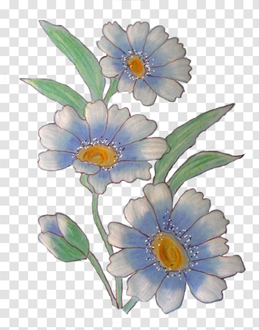 Floral Design Herbaceous Plant Aquatic Plants - Daisy Transparent PNG