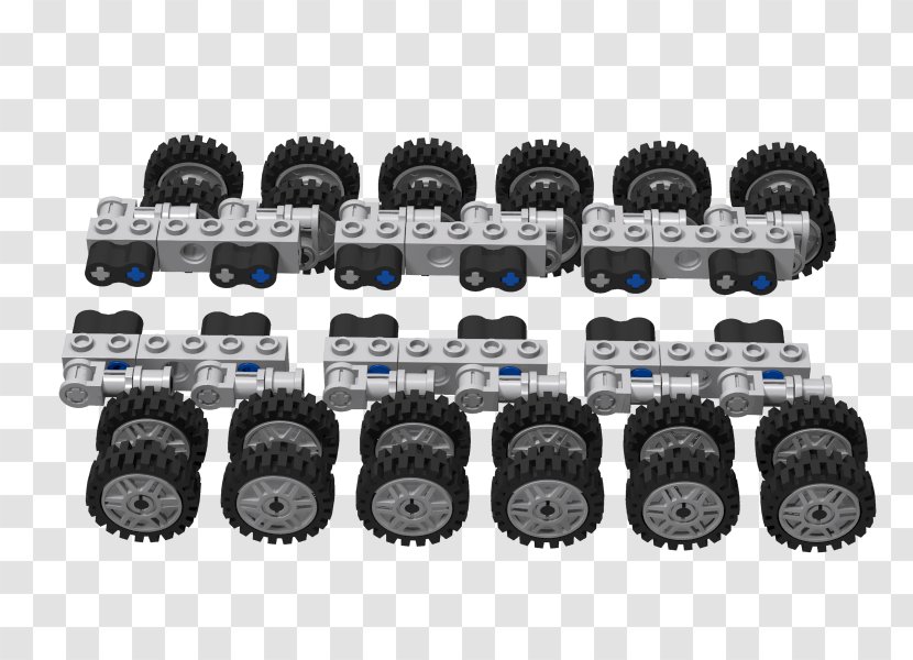 Tire Wheel Rim Gear Font - Automotive System - Lego Tanks Transparent PNG