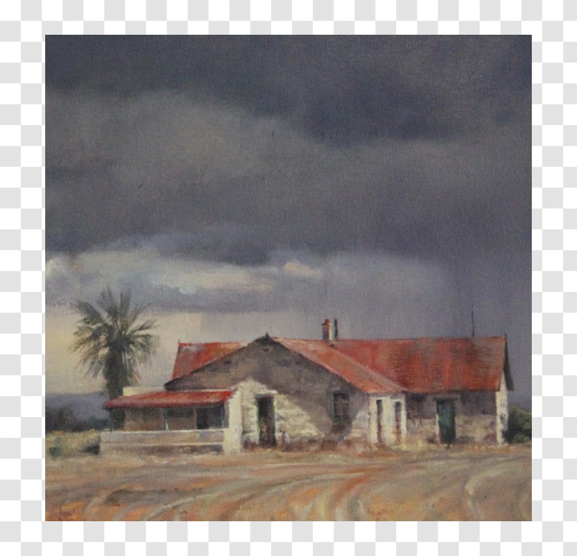 Watercolor Painting Property Sky Plc - House Transparent PNG