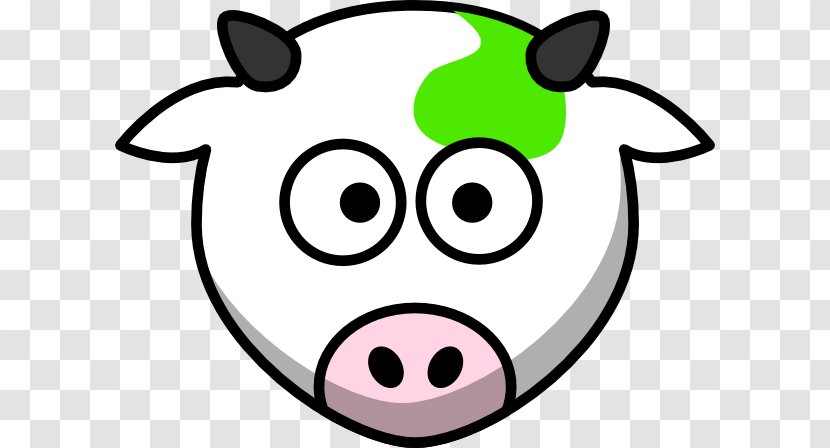 Cattle Cartoon Clip Art - Head - Smile Transparent PNG