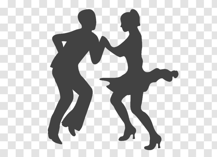 Ballroom Dance Silhouette Partner - SWING DANCE Transparent PNG