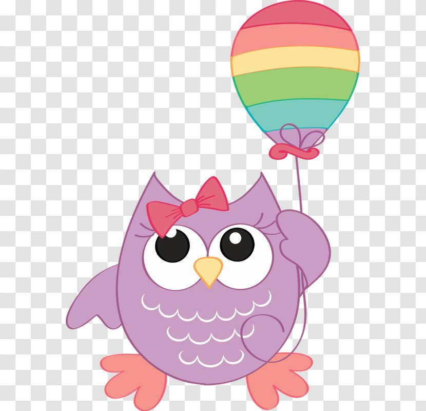 Owl Birthday Balloon Clip Art - Hot Air Transparent PNG