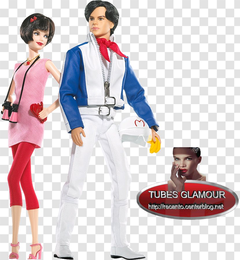 Trixie Speed Racer Barbie Doll And Ken Giftset X - Chinese Couple Transparent PNG