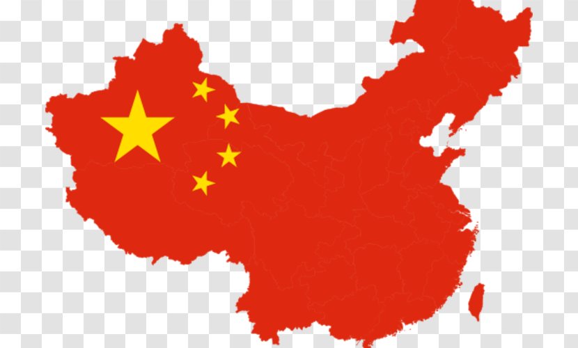 Flag Of The Republic China Map Greater - Red - Youth Culture Transparent PNG