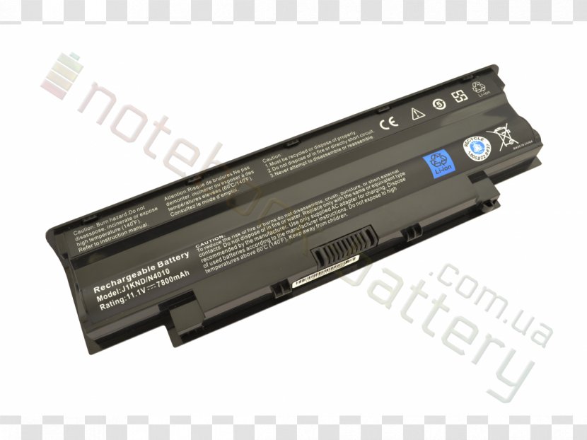Laptop Dell Vostro Battery Computer - Component Transparent PNG