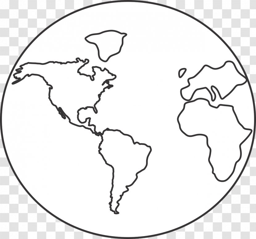 Earth World Map Image Globe - Cartoon Transparent PNG