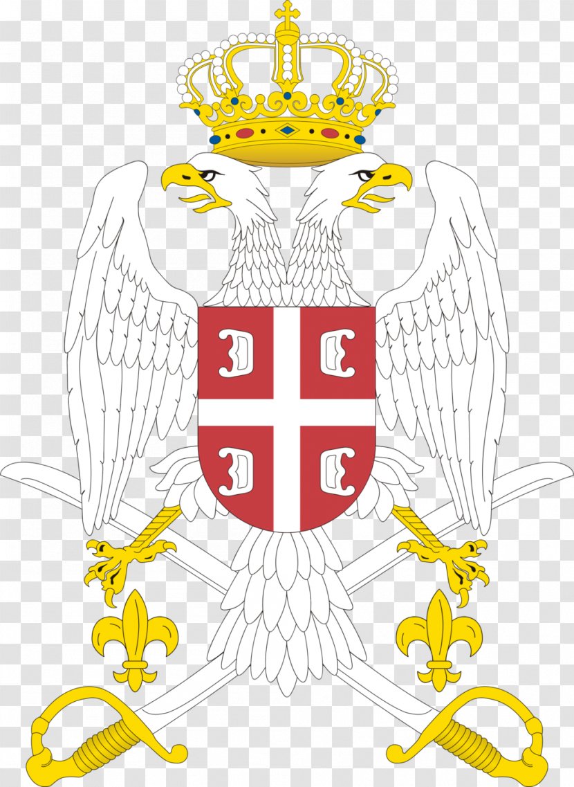 Flag Of Serbia Serbian Armed Forces Coat Arms Army - Heart - Military Transparent PNG