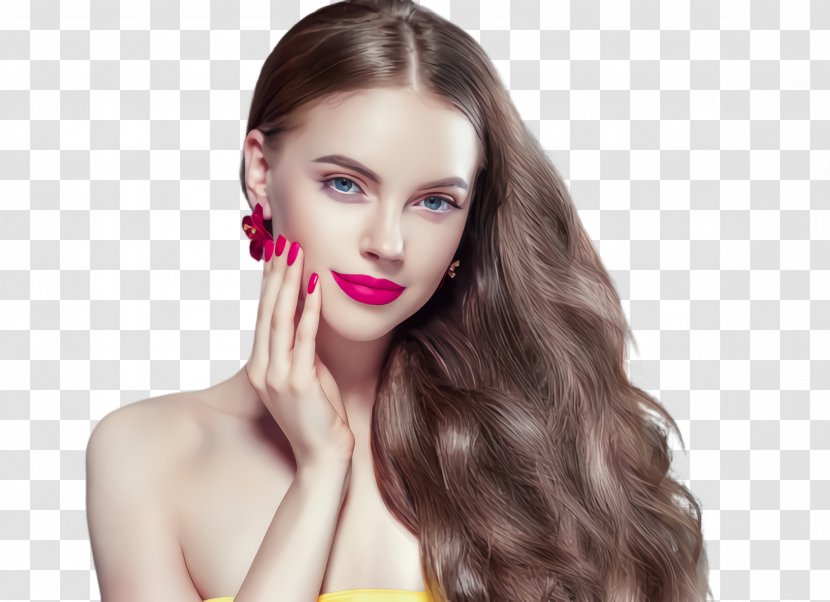 Hair Face Skin Lip Hairstyle - Blond Eyebrow Transparent PNG