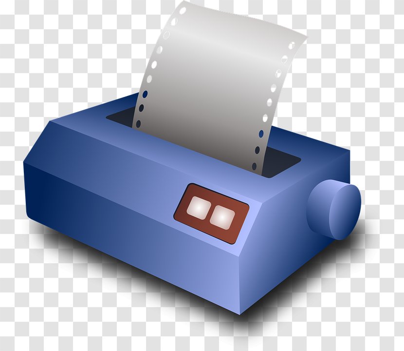 Dot Matrix Printing Printer Clip Art - Computer Transparent PNG