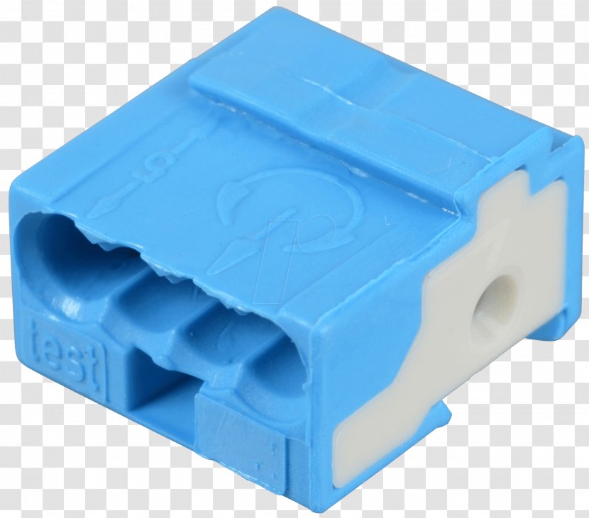 Electrical Connector WAGO Kontakttechnik Terminal Electronics Printed Circuit Board - Electronic Component - Blue Transparent PNG