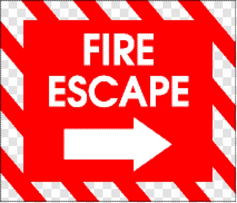 Fire Escape Emergency Exit Clip Art - Square Arrow Direction Tips Transparent PNG