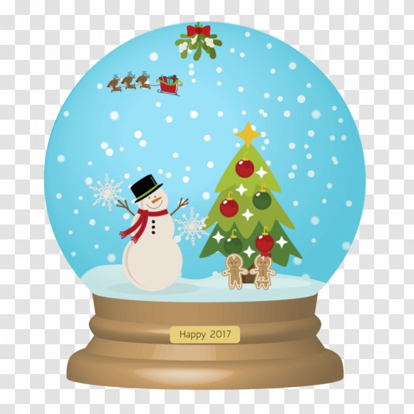 Snow Globes La Boule De Neige Christmas Ornament Snowball - Santa Claus Transparent PNG
