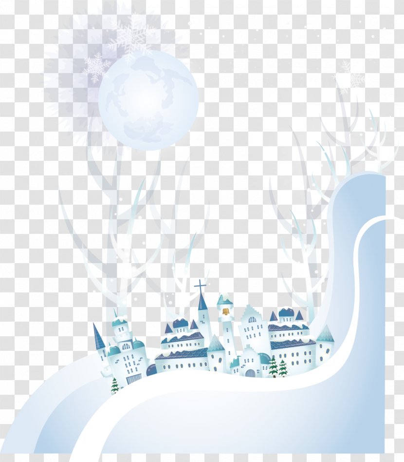 Euclidean Vector Snow Illustration - Brand - Snowy Winter Tourism Creatives Transparent PNG