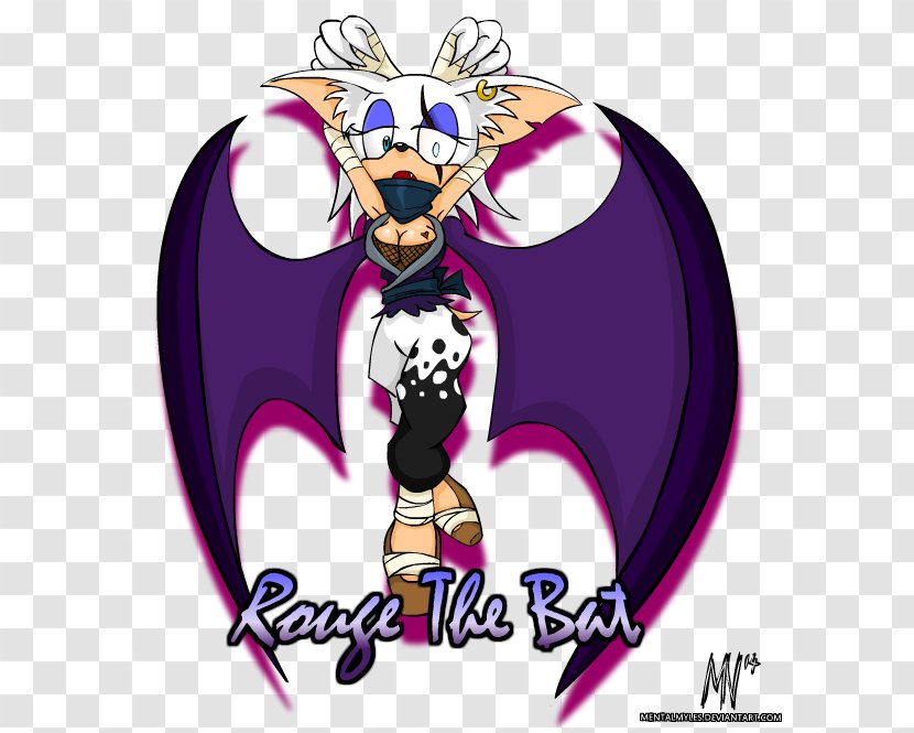 Animal Character Font - Rouge The Bat Boom Transparent PNG