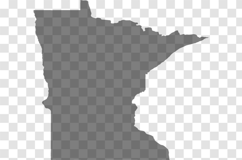 Saint Paul Rochester Topographic Map - Black - Minnesota Transparent PNG