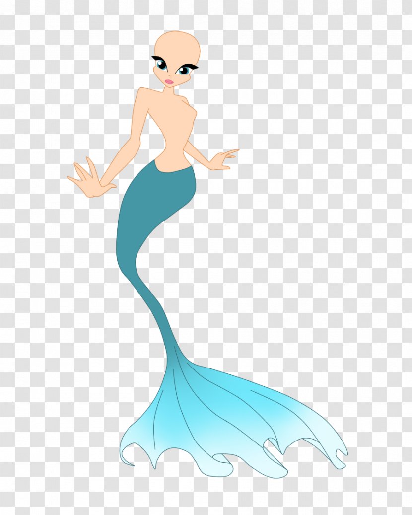Mermaid Ariel Drawing - Frame Transparent PNG