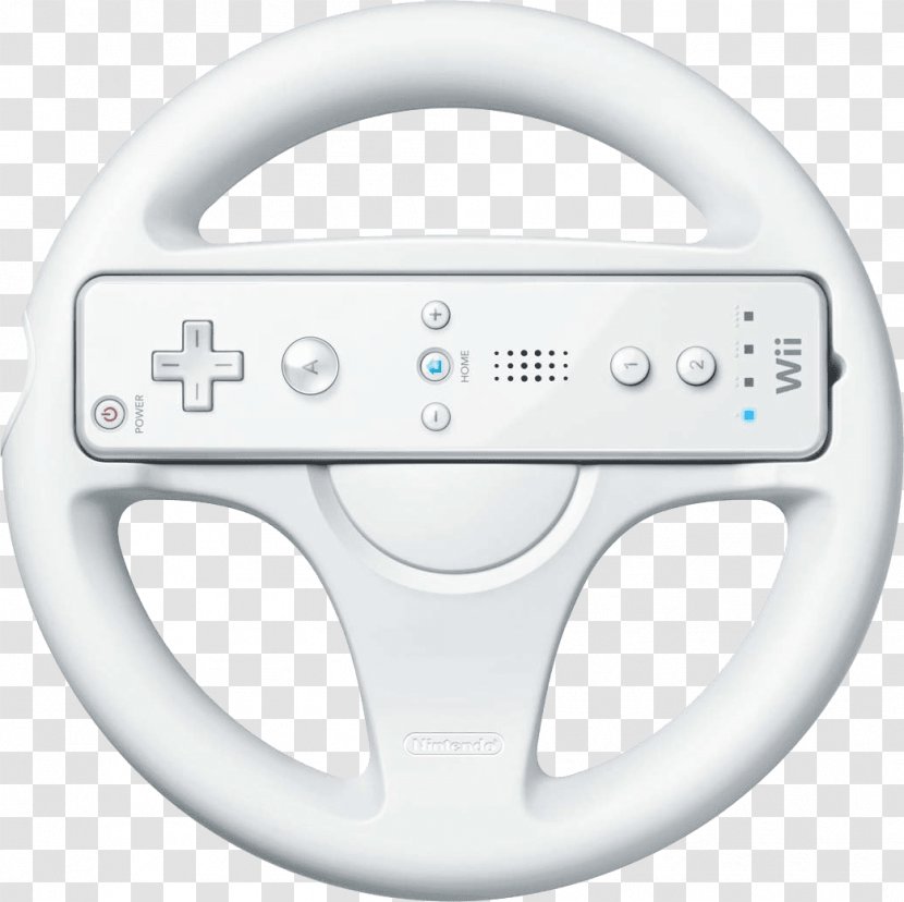 Wii Remote Mario Kart Super U - Video Game Accessory - Steering Wheel Transparent PNG