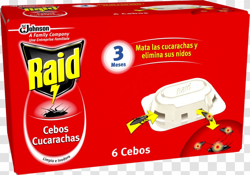 Cockroach Insecticide Bait Raid - German Transparent PNG