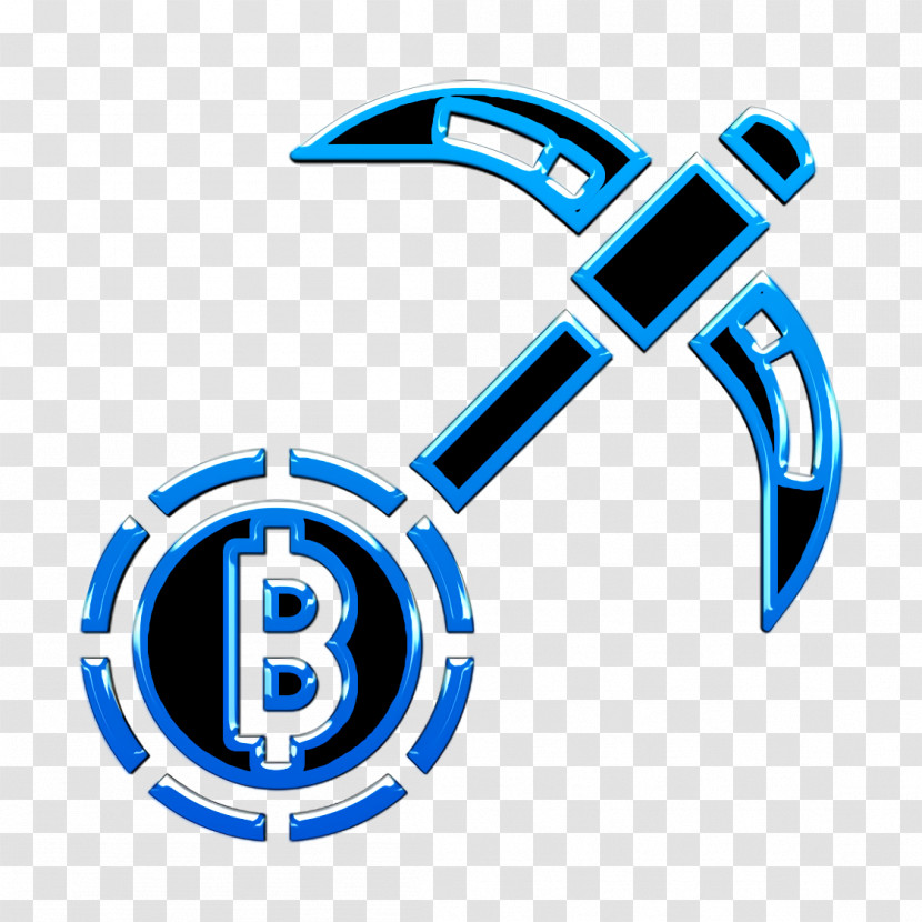 Blockchain Icon Mining Icon Bitcoin Icon Transparent PNG