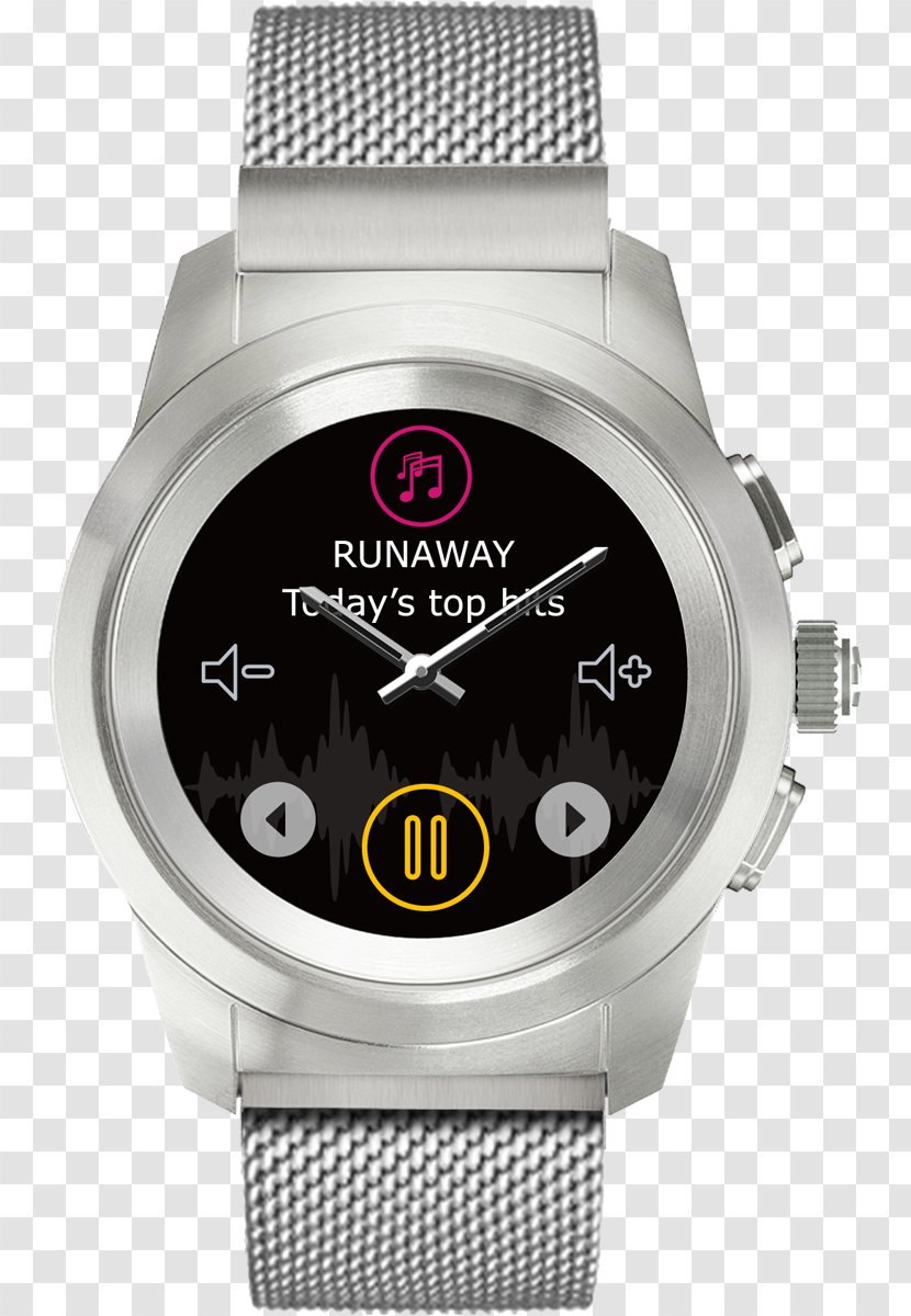 Smartwatch MyKronoz ZeTime Elite Mykronoz Zetime Original Amazon.com Premium - Brand - Watch Transparent PNG