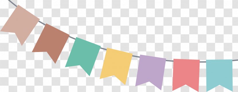 Halloween Web Banner Bunting Party Birthday - Pattern - Vector Image Transparent PNG