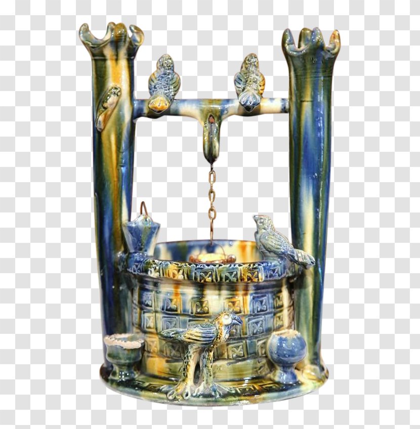 01504 Cobalt Blue Trophy - Brass Transparent PNG