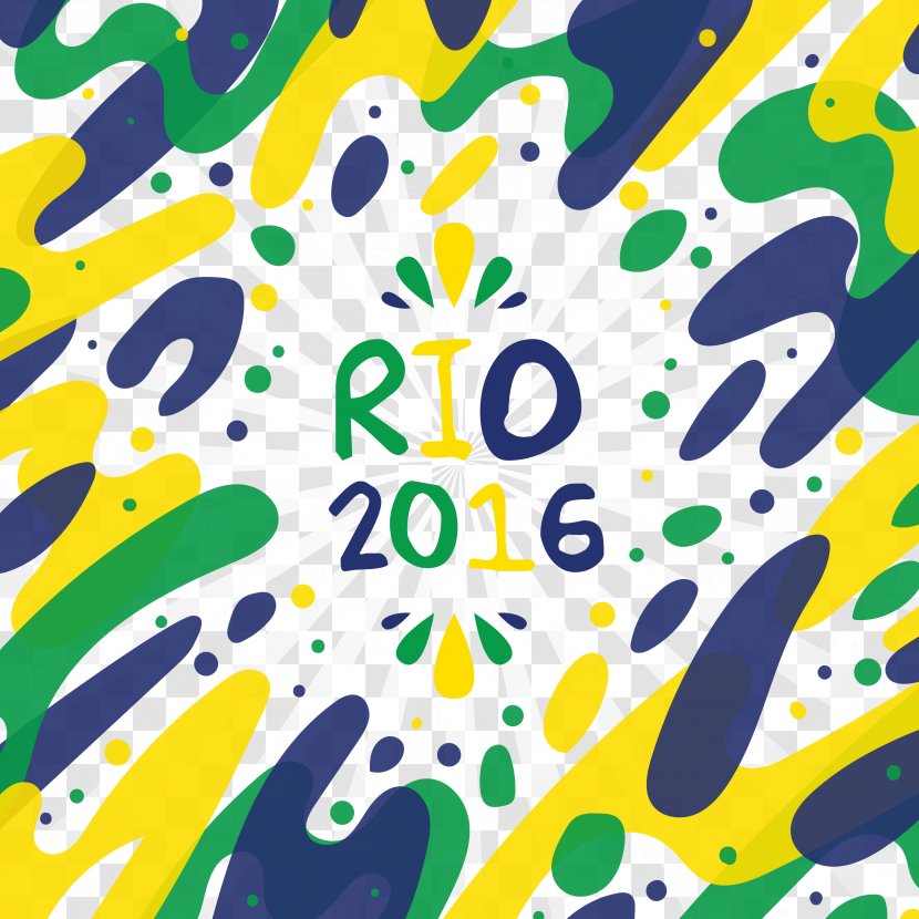 2016 Summer Olympics Rio De Janeiro Olympic Sports Poster - Games - Vector Elements Transparent PNG