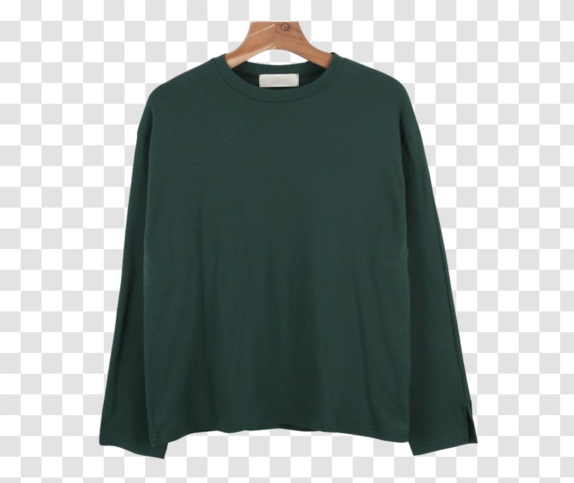 Long-sleeved T-shirt Blouse Shoulder - Slit Transparent PNG