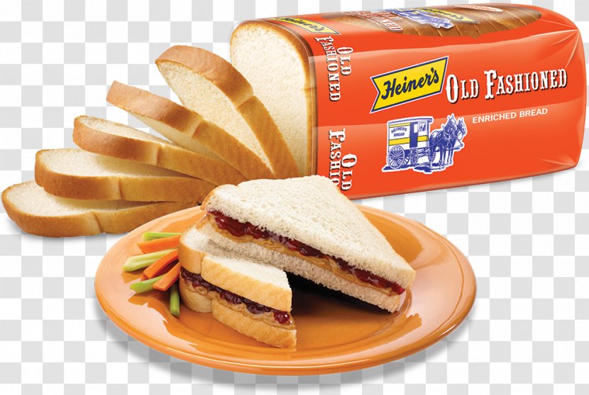 Breakfast Sandwich Heiner's Bakery Peanut Butter And Jelly Ham Cheese - Toast Transparent PNG