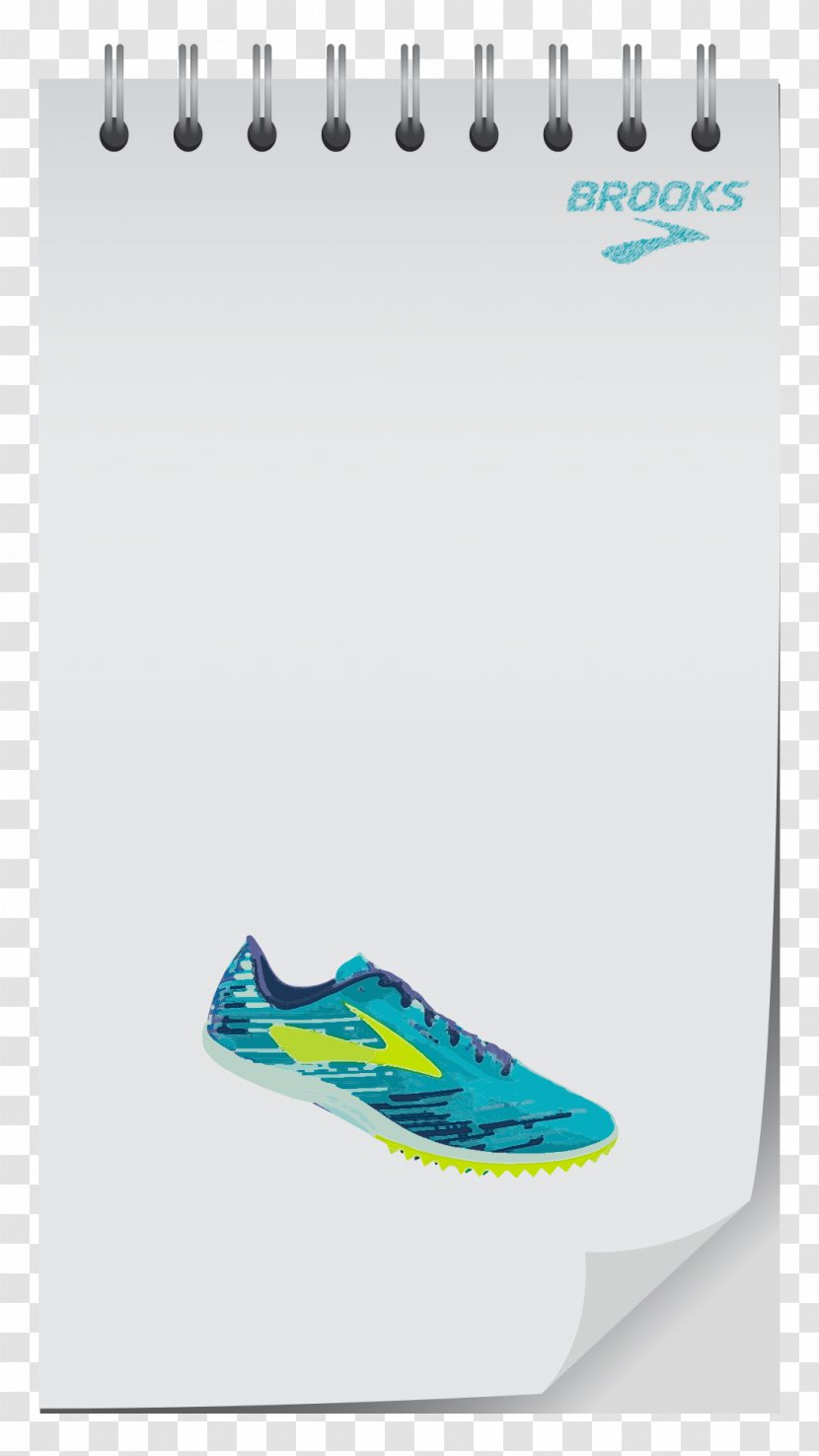 Cross Country Running Shoe Road Runner Sports Pattern - Electric Blue - Design Transparent PNG