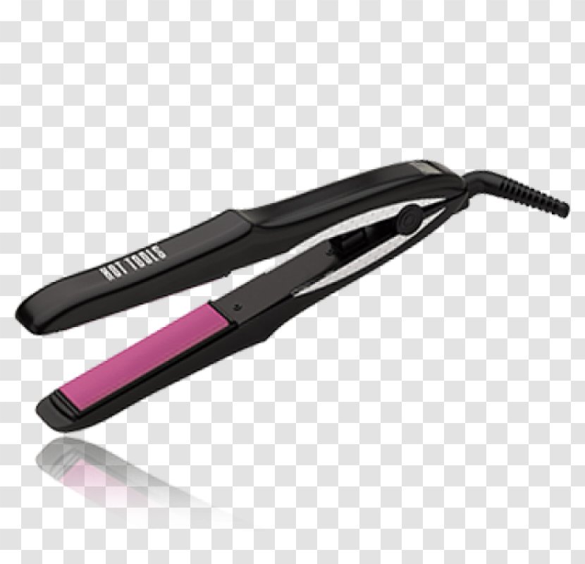 Hair Iron Hot Tools Nano Ceramic Salon Curling Pink Titanium Spring - Flat Transparent PNG