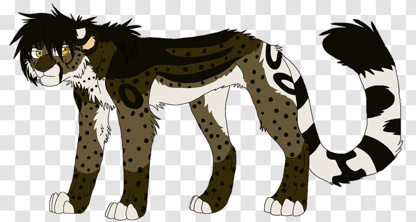 Cat Cheetah Lion Tiger Art - Tree - Big Cats Transparent PNG