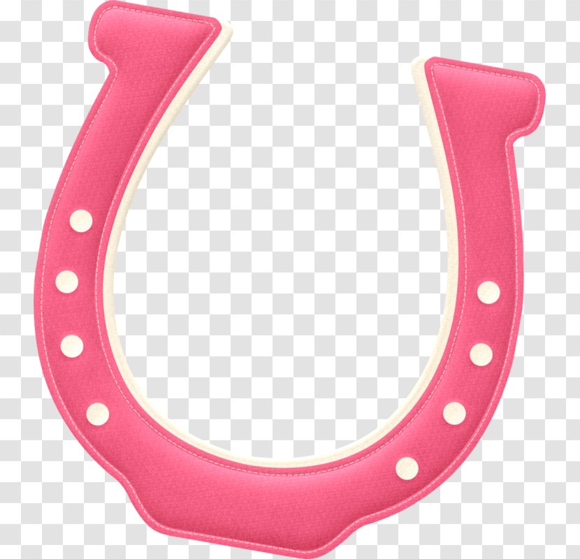 Cowboy Boot Horseshoe Clip Art - Magenta - Herradura Transparent PNG