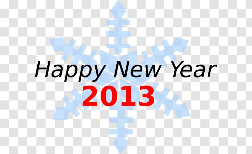 Snowflake Clip Art - Public Relations - Happy New Year Transparent PNG