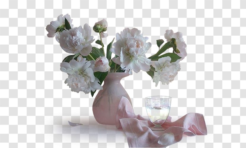 Floral Design Cut Flowers Vase Peony - Artificial Flower - In Transparent PNG