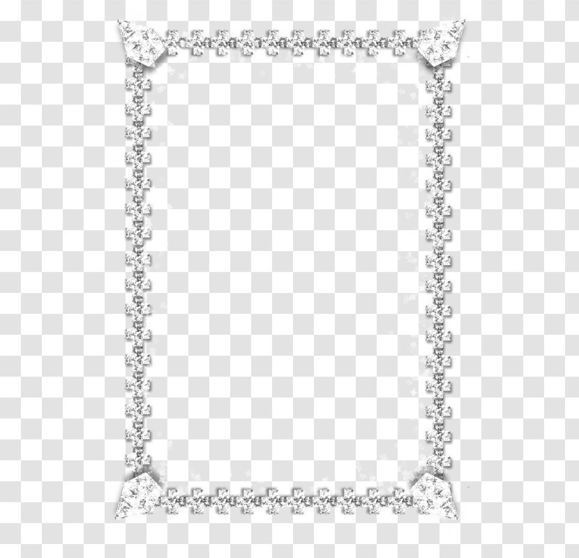 Picture Frames Photography Text Clip Art - Chain - Silver Lace Transparent PNG