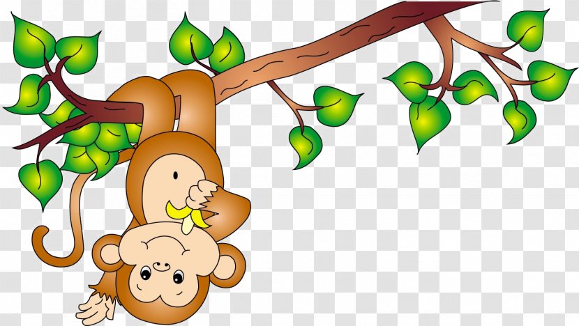 Clip Art Image Drawing Vector Graphics - Cartoon - Monkey Transparent PNG