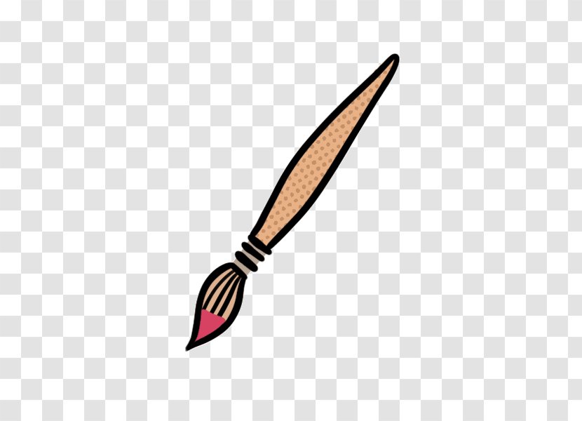 Writing Cartoon - Brush - Feather Implement Transparent PNG