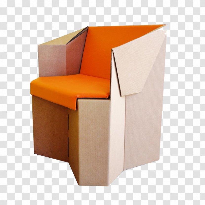 Cardboard Chair Furniture Designer - Factory Transparent PNG