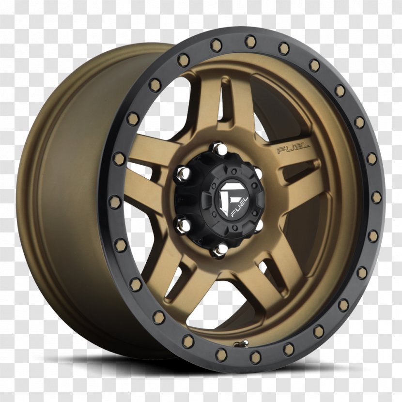 Alloy Wheel Fuel Rim Bronze - Bolt - Vehicle Transparent PNG