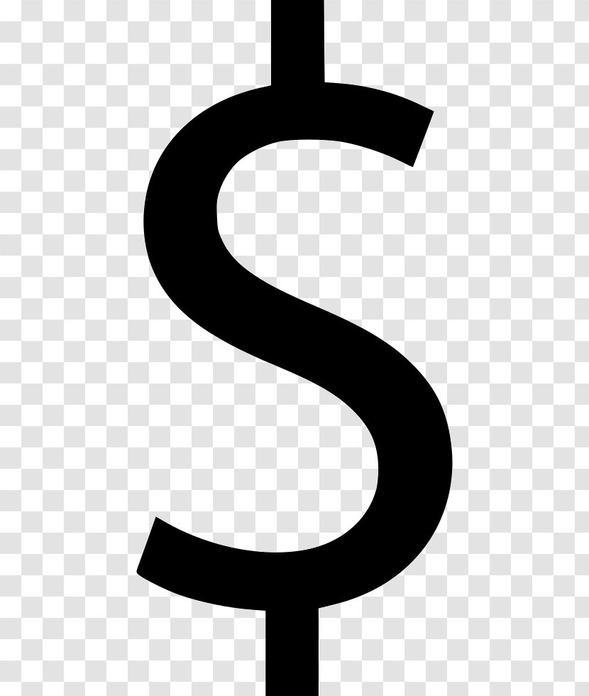 Dollar Sign Clip Art Currency Symbol - Text Transparent PNG